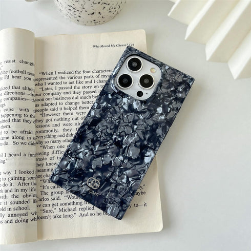 Cocomii Rectangle Case Compatible with iPhone 14 Pro Max - Compatible with MagSafe, Luxury, Slim, Glossy, Opalescent Pearl, Iridescent Glitter, Ea...