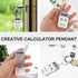 2pcs Mini Calculator Keychain Portable Cute Cartoon Calculator Electronic Pocket Calculator with Key Ring for Children Students School Supplies Ke...