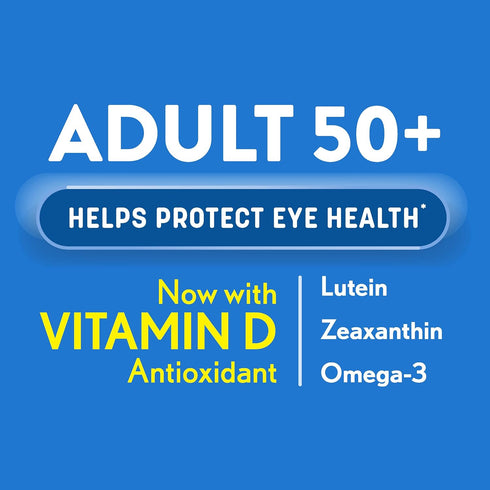 Ocuvite Eye Vitamin & Mineral Supplement, Contains Zinc, Vitamins C, E, Omega 3, Lutein, & Zeaxanthin, Bausch & Lomb Ocuvite Adult 50+ Eye Vitamin...