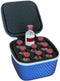 Insulin Fridge Holder Storage Case Organizer - Fits Standard 10ml U-100 Vials - Safe, Snug, Secure Vial Protector (Blue)...