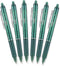 Pilot FriXion Clicker 0.7mm, Erasable Gel Pens, Fine Point, Green Ink, Pack Of 6...
