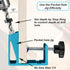 Pocket Hole Jig Kit with Drill Guide Joint Pocket Hole Jig 15 Degree Woodworking Inclined Hole Adjustable DIY Woodworking Tools Carpentry Locator...