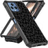 for REVVL 6 5G Phone Case with Screen Protector (Tempered Glass), Slim TPU Rugged Corners Bumper Cover for T-Mobile REVVL 6 5G 2022?Black Leopard ...