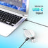 USB C Keychain Portable Charger Power Bank Compatible with iPhone 15/15 Plus/15 Pro/15 Pro Max, 1600mAh Mini Type-C Power Emergency Pod Ultra-Comp...