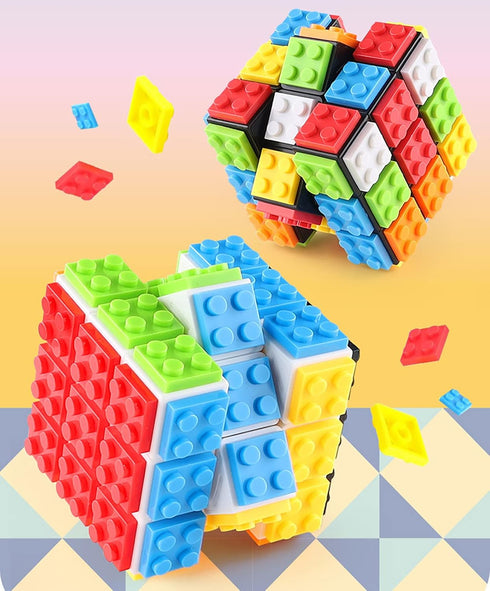 3x3 Speed Cube 3x3x3 Magic Speed Cube Puzzles Black Sturdy and Smooth Speed Cube Puzzles Toy Montessori STEM Educational Toys Gift for All Ages...