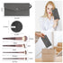 Travel Makeup Brush Set 18 Pcs Professional Makeup Brushes with Case & Makeup Remover Pads Premium Synthetic Travel Brush Set Eyeshadow Foundation...