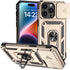 Hitaoyou Compatible with iPhone 15 Pro Case, iPhone 15 Pro Case with Camera Cover & Kickstand Military Grade Shockproof Heavy Duty Protective with...