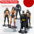 28 Pieces Multi-PEG 6 inch Action Figure Stands, Upgrade Version Round Display Stand Base Compatible with 1/12 Scale Star Wars Black Series Figure...