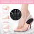 4 Pair Heel Cushions for Heel Pain Relief, Gel Heel Cups Pads Support for Shoes for Plantar Fasciitis, Relieve Heel Spurs Pain with Insoles for Wo...