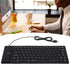 Pissente Foldable Silicone Keyboard, Fully Sealed Design Lightweight 85 Keys Portable Silent Soft Comfortable USB Wired Silicone Keyboard for Lapt...