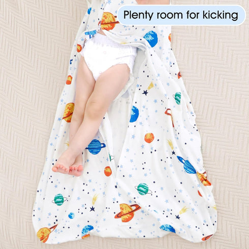 PHF Baby Sleep Sack 0-6 Months 3 Pack 100% Cotton Baby Wearable Blanket, 2-Way Zipper 0.5 TOG Toddler Sleeping Sack, Comfy Sleep Bag for Baby Boys...