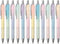 Gel Pens Medium Point 0.7mm Black Ink Gel Pen Retractable Cute Pens for Smooth Writing School Office Supplies, Pack of 12...