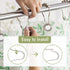 Amazer Shower Curtain Rings, Rust-Resistant Metal Shower Hooks Ring Shower Rings for Curtain Rolling Shower Curtain Hooks for Bathroom Shower Rod ...