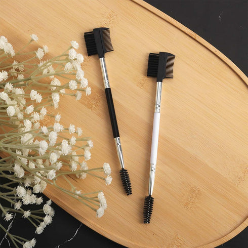 2pcs Double-Headed Dog Eye Comb, Soft Bristles Dog Eye Cleaning Brush 2 in 1 Dog Eye Booger Tear Stain Remover for Puppy Cat Pet Grooming Tools (B...