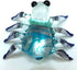 Spider Miniature Figurines Animals Hand Painted Blown Glass Art Collectible Gift Home Decorate (Black Blue)...
