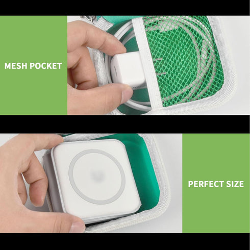 Carrying Case for Iseyyox/for Ucomx Nano 3 in 1 Foldable Magnetic Wireless Charger Dock, Also Holds for Apple MagSafe Duo/for LISEN/for RTOPS Trav...