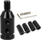 X AUTOHAUX M10 X 1.5 Car Universal Black Gear Shift Knob Adapter for Non Threaded Shifter...