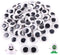 FINGOOO 1 Inch Googly Wiggle Eyes with Self Adhesive, 100-PACK for DIY Art Crafts...