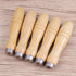 DOITOOL 10PCS Wooden File Handle with Metal Collars for Garage Woodworking Carpenter Tool Maintenance or File Cutting Tool Craft (4.1 Inch Length)...