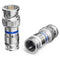 THE CIMPLE CO BNC Compression Connector for RG6 Coaxial Cable - Pack of 4 - Solid Construction with High Grade Metals - Male BNC Connectors for CC...