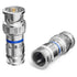 THE CIMPLE CO BNC Compression Connector for RG6 Coaxial Cable - Pack of 4 - Solid Construction with High Grade Metals - Male BNC Connectors for CC...