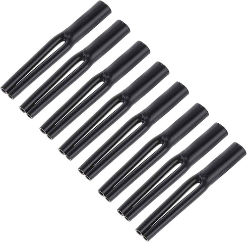 Cable Pants, Speaker Wire Pants Jacket Y Boot (?9MM-2x 3.5MM 8PACK Black) Dressing Up/Protecting/DIY Your Speaker Cables, DIN to RCA Cables......
