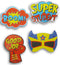 Super Hero Bulletin Board Paper Cutouts - Super Student Mask, Boxing Glove, Boom - 8 Piece - 8 x 6 Inches...