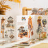 6pcs Decorative Adhesive Tapes Fashion Girl Travel Program PET Tape Great for Bullet Journal Supplies, Arts, Scrapbook, DIY Crafts, Planners (lvxi...