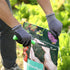 GK01 Hori Hori Garden Knife, Full Tang Gardening Knife with 7.1" Stainless Steel Double-Edged Blade, Heavy Duty Gardening Hand Tool for Weeding an...