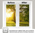 WPCTEV Window Film One Way Mirror Film Privacy Static Non-Adhesive Decorative Heat Control Anti UV Window Tint for Home and Office Silver 6 Mil 23...