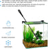 hygger Small Fish Tank Cleaner, Aquarium Cleaning Tools Kit with Handle, Seaweed Scraper, Fishing Net, Sponge Brush,Wall Brush (M)...