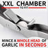 Premium Garlic Press, Stainless Steel, Easy to Clean Garlic Mincer, Durable Construction and Rust Proof...