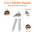 Amazon Basics Can Opener, Heavy Duty Stainless Steel...