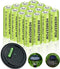 Henreepow Ni-MH Rechargeable AA Battery, AA 1.2v Rechargeable Battery High-Capacity and Long-Lasting Battery Mainly Used for Garden Landscaping Ou...