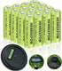Henreepow Ni-MH Rechargeable AA Battery, AA 1.2v Rechargeable Battery High-Capacity and Long-Lasting Battery Mainly Used for Garden Landscaping Ou...
