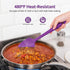 U-Taste Heat Resistant Silicone Spatula - 480ºF Hot-Proof Food Grade Kitchen Baking Bowl Scraper, Flexible and Sturdy Rubber Cooking Utensil for M...