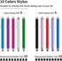 Stylus Pens for Touch Screens, 10 Pack 0.24"+0.36" High Sensitivity Stylus with 20 Pcs Replacement Capacitive Tips for iPhone iPad Android PC Tabl...