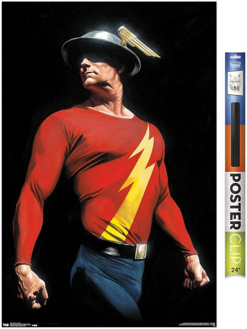 Trends International DC Comics - The Flash - Alex Ross Portrait Wall Poster, 22.375" x 34", Premium Poster & Clip Bundle...