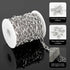 YOUBEIYEE 16.4 Feet Aluminum Chains for Jewelry Making Large Paperclip Chain Necklace DIY Making for Men and Women Jewelry Supplies Findings...