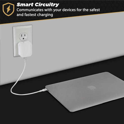 Scosche HPDC60WT-SP Powervolt 60W USB Type-C Wall Quick Charger Compatible with All Power Delivery 3.0, 2.0, and Standard USB-C or USB-PD Phone De...