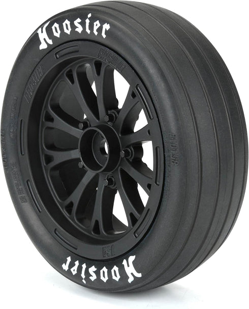 Pro-Line Racing 1/10 Pomona Drag Spec Front 2.2" 12mm Drag Wheels (2) Black, PRO277503...