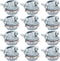 12pcs 1/2Inch Clamp Type Cable Connectors for Metallic Conduit Protect Cables Silver-Zinc...