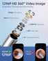 Ear Wax Removal Tool Camera, Ear Cleaner with Camera, 1296P HD Ear Scope, 6 LED Lights and 12 Ear Picks, Earwax Removal with Otoscope, Jet Black...
