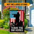Memorial Day Garden Flag, Double Sided Outdoor 12x18 Inch Yard Decor American Soldier Patriotic 4th of July Decorations for Outside...