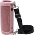 LTGEM Silicone Protective Case for JBL Flip 6 Portable Bluetooth Speaker with Extra Carabiner and Strap- Pink (Case Only)...