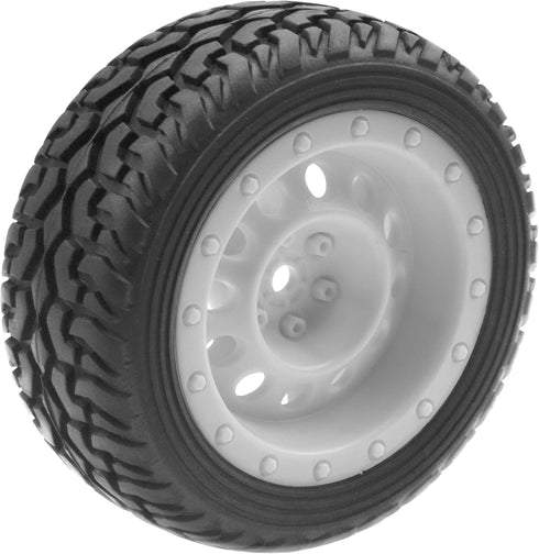 ShareGoo 75mm RC Rally Car Tires Rubber Tires Tyres & Plastic Wheel Rims 12mm Hex Compatible with Traxxas Tamiya HSP HPI Kyosho 1/10 RC On Road Ra...