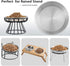 Stainless Steel Cat Bowls,Whisker Friendly Shallow Cat Dishes for Food and Water,Non-slip Silicone Bottom,Heavy Duty,Replacement Kitten Metal Plat...