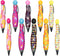 24PCS Mini Bowling Ball Pens Big Fat Pens For Tremor Parkinson Arthritis Hands Short Heavy Pen Ballpoint Pen For Parkinson School Office Party Act...