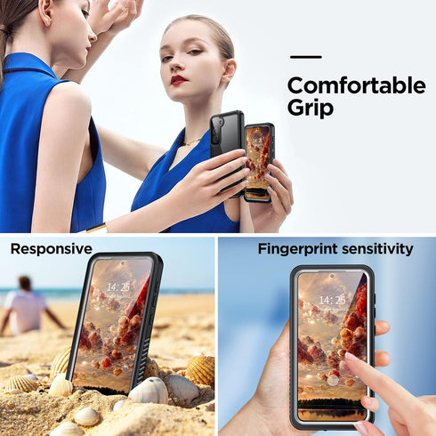 ANTSHARE for Samsung Galaxy S23 plus Case,S23 plus Waterproof Case with Built-in Screen Protector, Rugged Shockproof Full Protective Case for Sams...