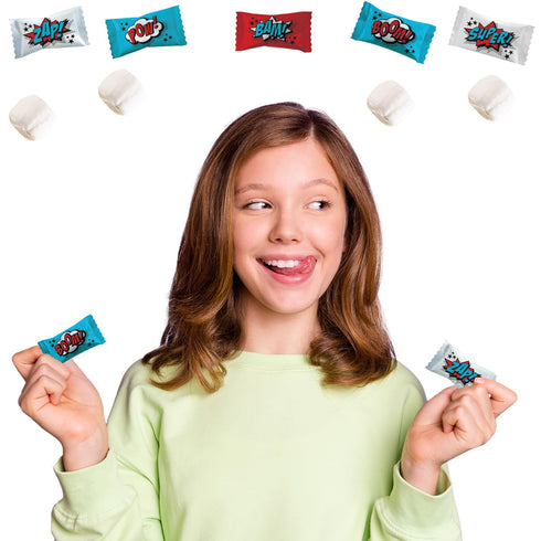 Fruidles Superhero Buttermints Candies, After Dinner Mints, Fat-Free, Kosher Certified, Individually Wrapped (55 Pieces)...